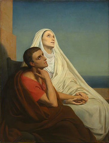 saint augustin et sa mère, sainte monique
