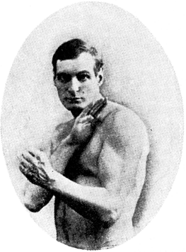 arthur cravan in fighting stance, 1916?