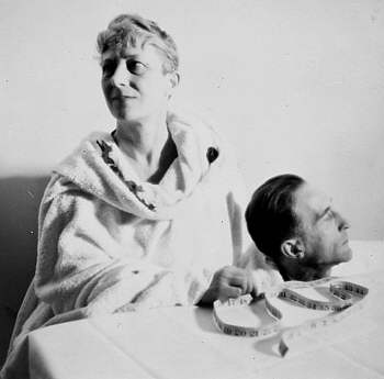 Photograph of Mary Reynolds and Marcel Duchamp